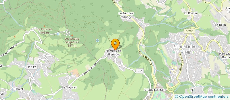 localisation de l'entreprise SARL EURO MACONNERIE  SAINT-MARTIN-D'URIAGE