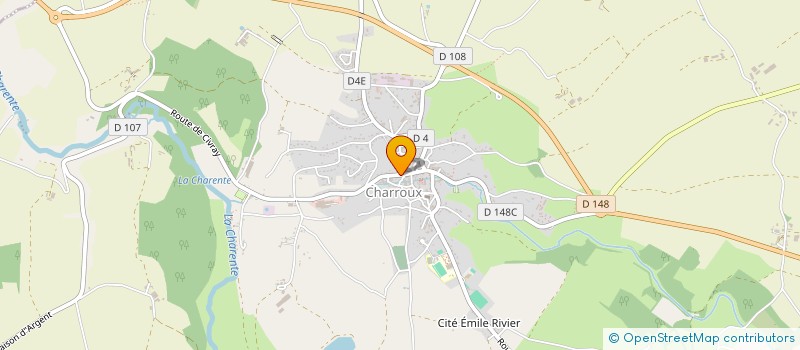localisation de l'entreprise SARL EURO METAL SERVICE à CHARROUX
