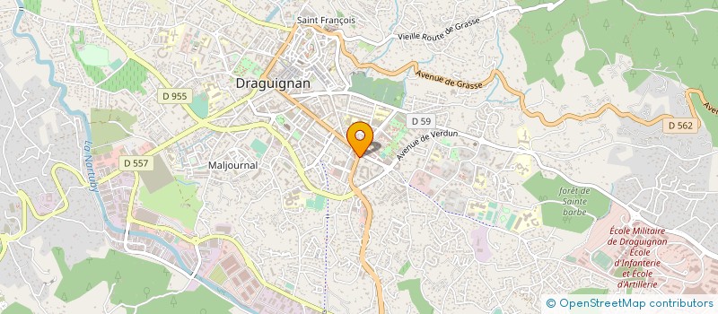 localisation de l'entreprise SARL EURO MOTORS  DRAGUIGNAN