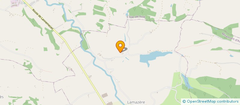 localisation de l'entreprise SARL EURO NEGOCE 32 PATRICK BERBERIAN  L'ISLE-DE-NOE