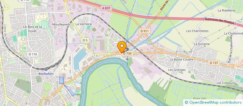 localisation de l'entreprise SARL EURO PAIN à ROCHEFORT