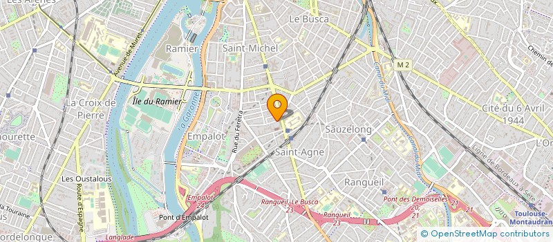 localisation de l'entreprise SARL EURO-PEINTURES à TOULOUSE