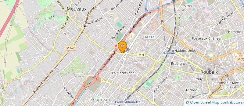 localisation de l'entreprise SARL EURO POM à TOURCOING
