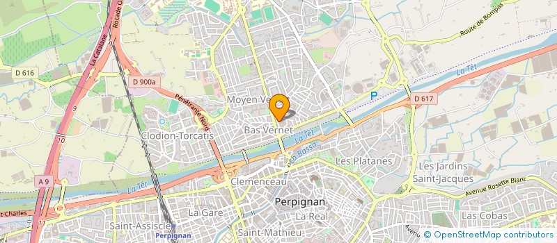 localisation de l'entreprise SARL EURO PRESSING à PERPIGNAN
