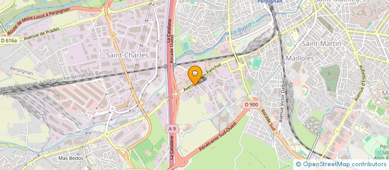 localisation de l'entreprise SARL EURO SELLERIE à PERPIGNAN