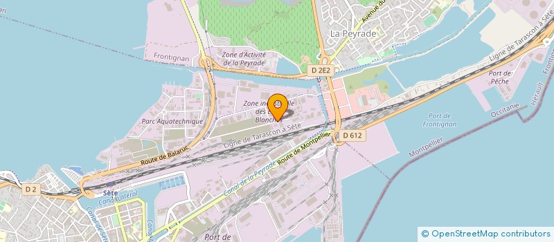 localisation de l'entreprise SARL EURO SERRURERIE à SETE