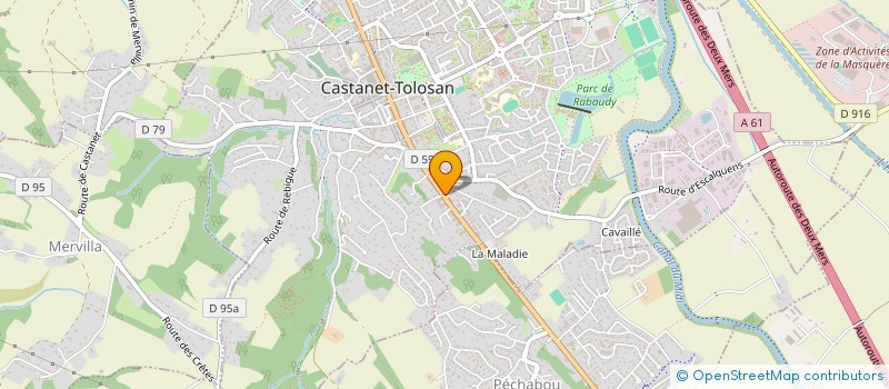 localisation de l'entreprise SARL EURO SERVICES à CASTANET-TOLOSAN