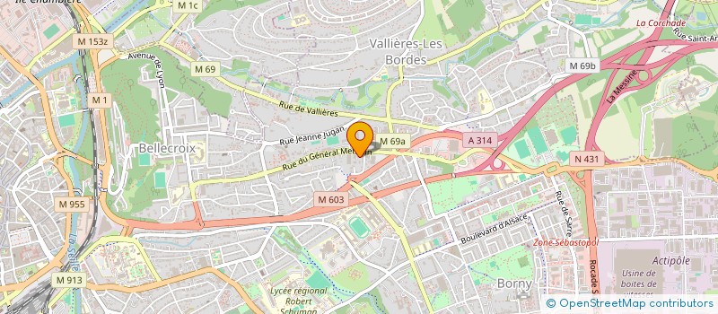 localisation de l'entreprise SARL EURO T.S.I. à METZ