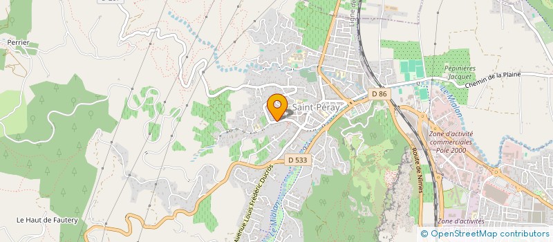 localisation de l'entreprise SARL EURO TRANS AUTO à SAINT-PERAY
