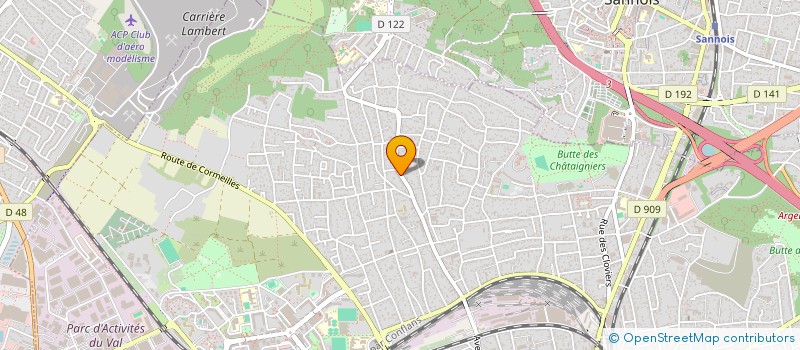 localisation de l'entreprise SARL EURO TRANS DEM  ARGENTEUIL