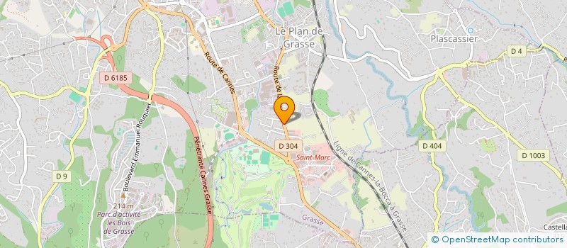 localisation de l'entreprise SARL EURO TRAVAUX  GRASSE