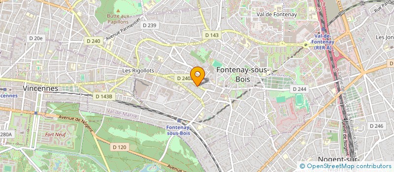 localisation de l'entreprise SARL EUROBAT à FONTENAY-SOUS-BOIS