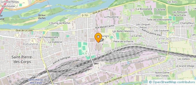 localisation de l'entreprise SARL EUROCASION CHR 37 à SAINT-PIERRE-DES-CORPS