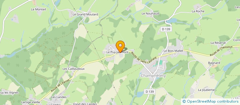 localisation de l'entreprise SARL EUROCENTAURE à LE CHATENET EN DOGNON