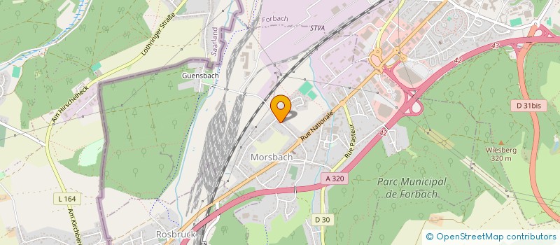 localisation de l'entreprise SARL EUROFER à MORSBACH