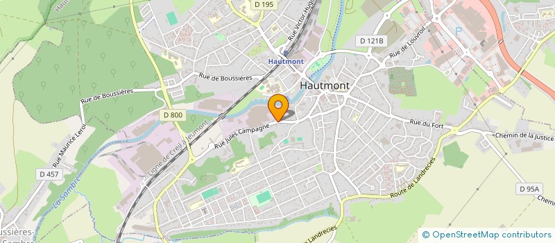 localisation de l'entreprise SARL EUROFF 7 COMMUNICATION à HAUTMONT