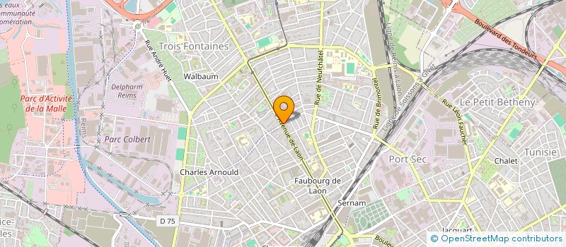 localisation de l'entreprise SARL EUROFRAIS à REIMS