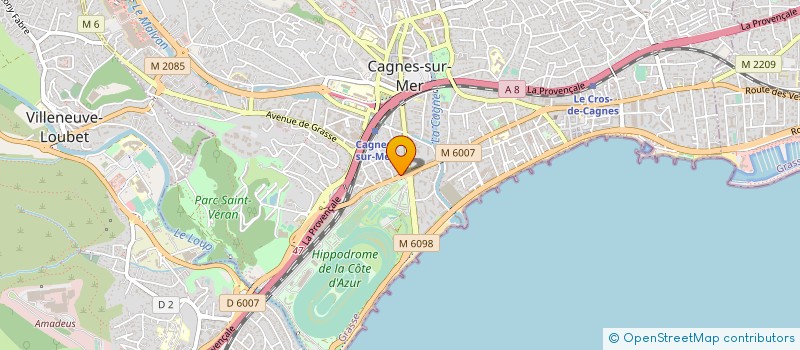 localisation de l'entreprise SARL EUROGESTION NICE à CAGNES-SUR-MER