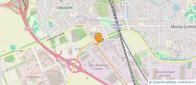 localisation de l'entreprise SARL EUROGYPSE à MOISSY-CRAMAYEL