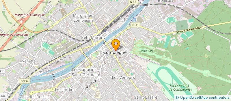 localisation de l'entreprise SARL EUROLARGE  COMPIEGNE