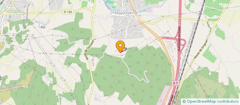 localisation de l'entreprise SARL EUROLOISIRS  CHATEAUNEUF-DU-RHONE