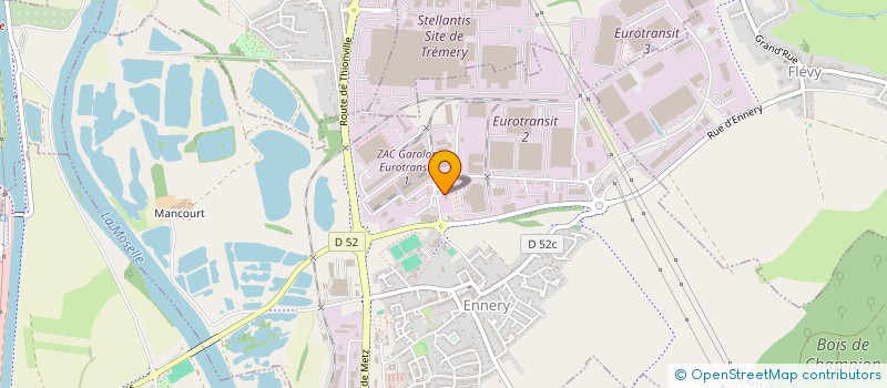 localisation de l'entreprise SARL EUROLOR  ENNERY