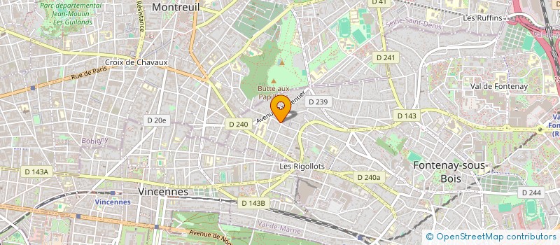 localisation de l'entreprise SARL EUROLS 2000 à FONTENAY-SOUS-BOIS