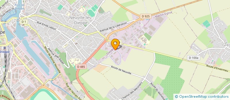 localisation de l'entreprise SARL EUROMECA  DIEPPE