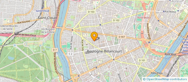 localisation de l'entreprise SARL EUROMERCURE à BOULOGNE-BILLANCOURT