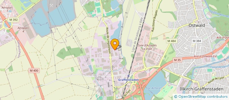 localisation de l'entreprise SARL EUROMO  OSTWALD