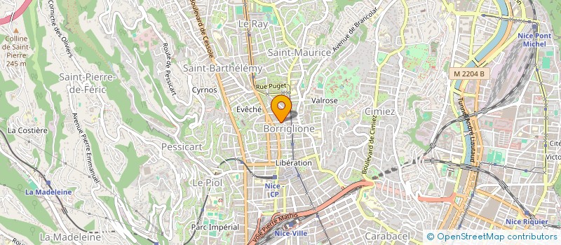 localisation de l'entreprise SARL EUROP BAT à NICE