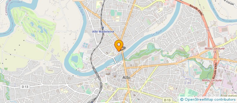 localisation de l'entreprise SARL EUROP-IMMO à ALBI