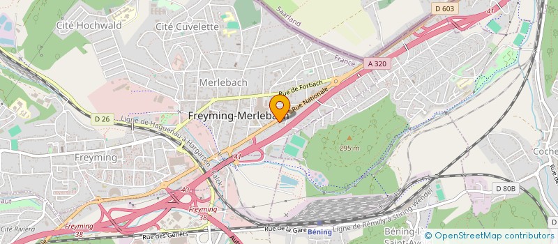 localisation de l'entreprise SARL EUROP'RENOVATION  FREYMING-MERLEBACH