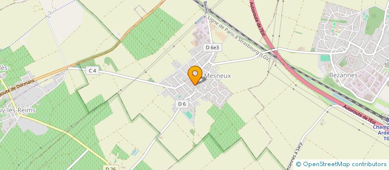 localisation de l'entreprise SARL EUROPACK  LES MESNEUX