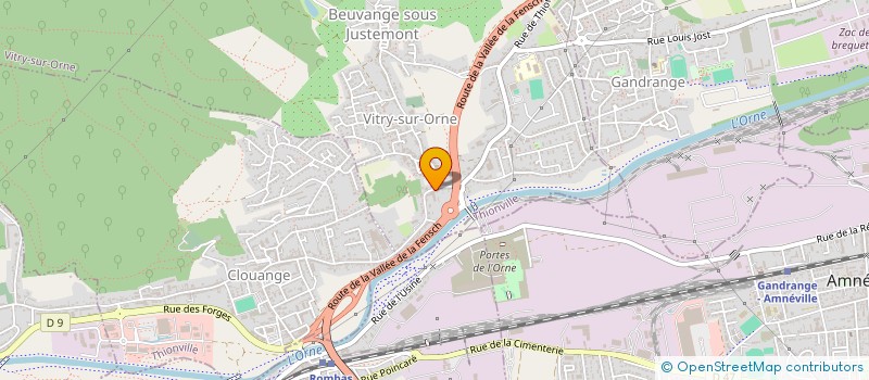 localisation de l'entreprise SARL EUROPAIN  VITRY-SUR-ORNE