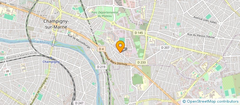localisation de l'entreprise SARL EUROPE ALARME SECURITE à CHAMPIGNY-SUR-MARNE