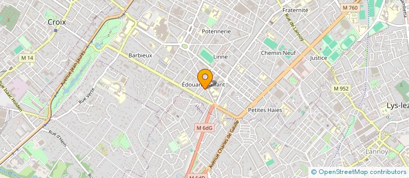 localisation de l'entreprise SARL EUROPE ALIMENTAIRE à ROUBAIX