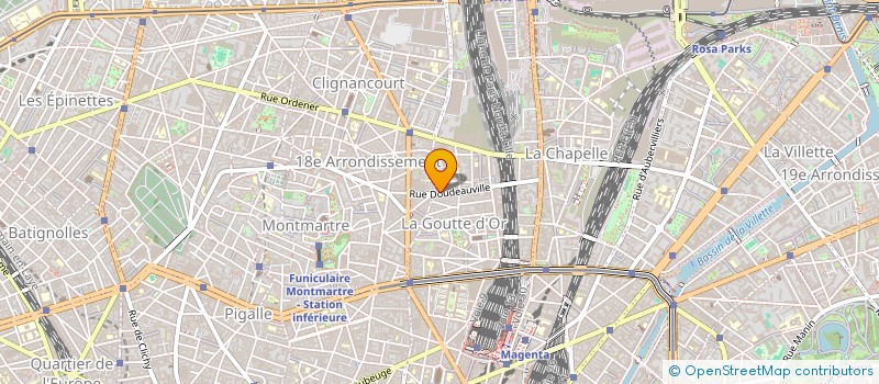 localisation de l'entreprise SARL EUROPE ALIMENTATION à PARIS