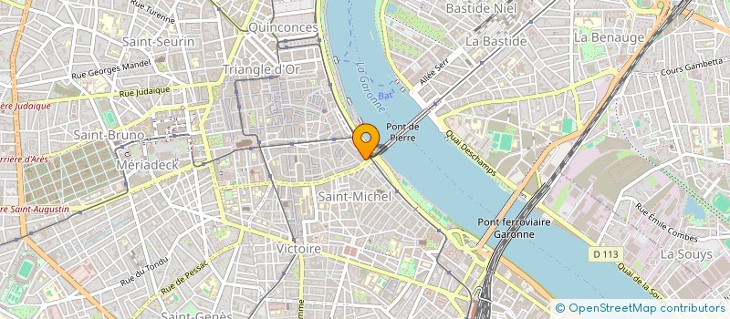 localisation de l'entreprise SARL EUROPE BTP  BORDEAUX