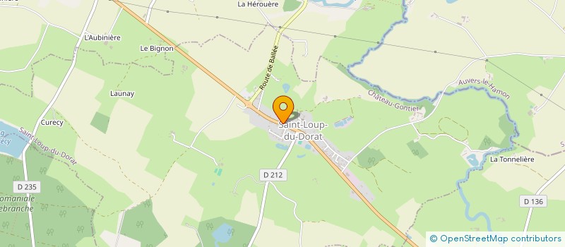 localisation de l'entreprise SARL EUROPE COURSES  SAINT-LOUP-DU-DORAT