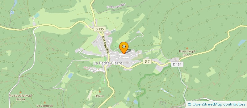 localisation de l'entreprise SARL EUROPE DESOSSAGE  LA PETITE-PIERRE