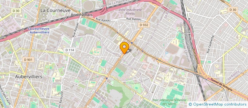 localisation de l'entreprise SARL EUROPE ESPACE à LA COURNEUVE