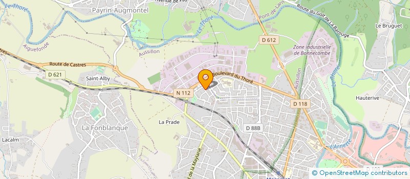 localisation de l'entreprise SARL EUROPE FRANCE CONSTRUCTIONS  AUSSILLON