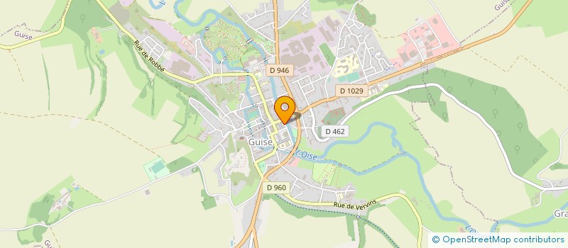localisation de l'entreprise SARL EUROPE FRANCE TAPISSERIES à GUISE
