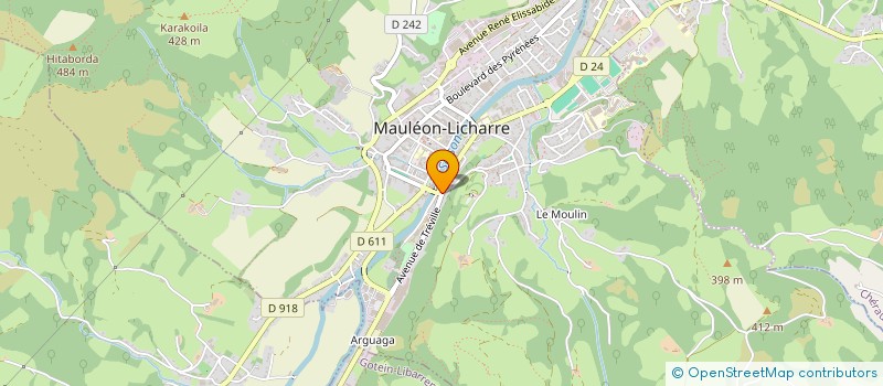 localisation de l'entreprise SARL EUROPE IMPORT EXPORT  MAULEON-LICHARRE