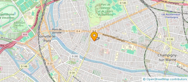 localisation de l'entreprise SARL EUROPE PROTECTION SECURITE PRIVEE à CHAMPIGNY-SUR-MARNE