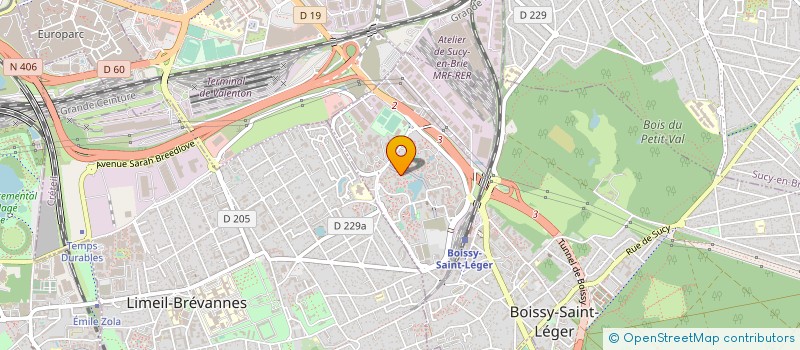 localisation de l'entreprise SARL EUROPEENNE à BOISSY-SAINT-LEGER