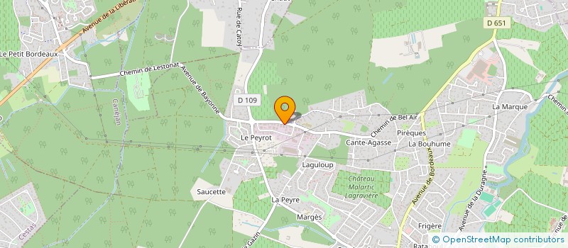 localisation de l'entreprise SARL EUROPEENNE ALIMENTAIRE DISTRIBUTION  LEOGNAN