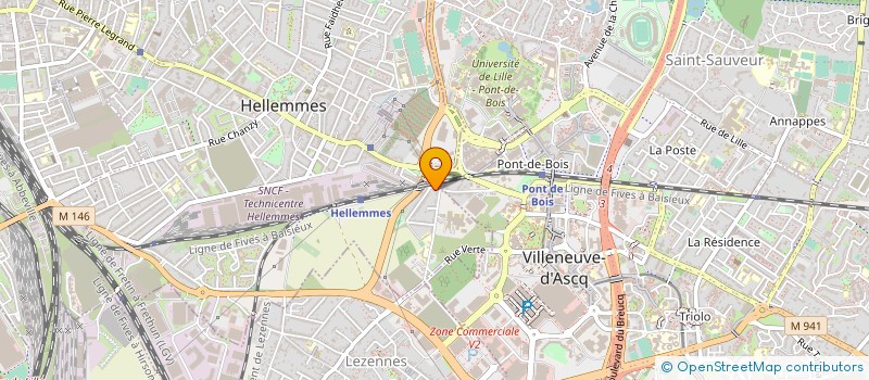 localisation de l'entreprise SARL EUROPEENNE DE BATIMENT à LILLE