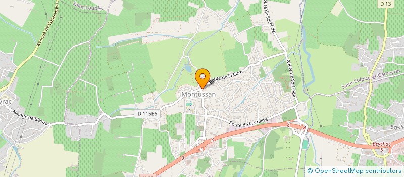 localisation de l'entreprise SARL EUROPEENNE DE BRASSERIE  MONTUSSAN